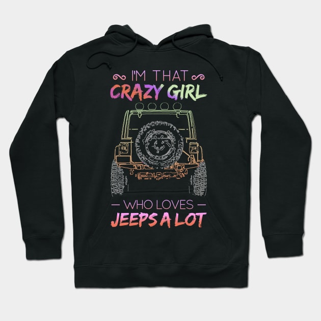 Jeep Girls Funny Hoodie by RichyTor